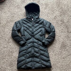 Patagonia Women's Long Black Puffer Jacket, Sz S, Excellent